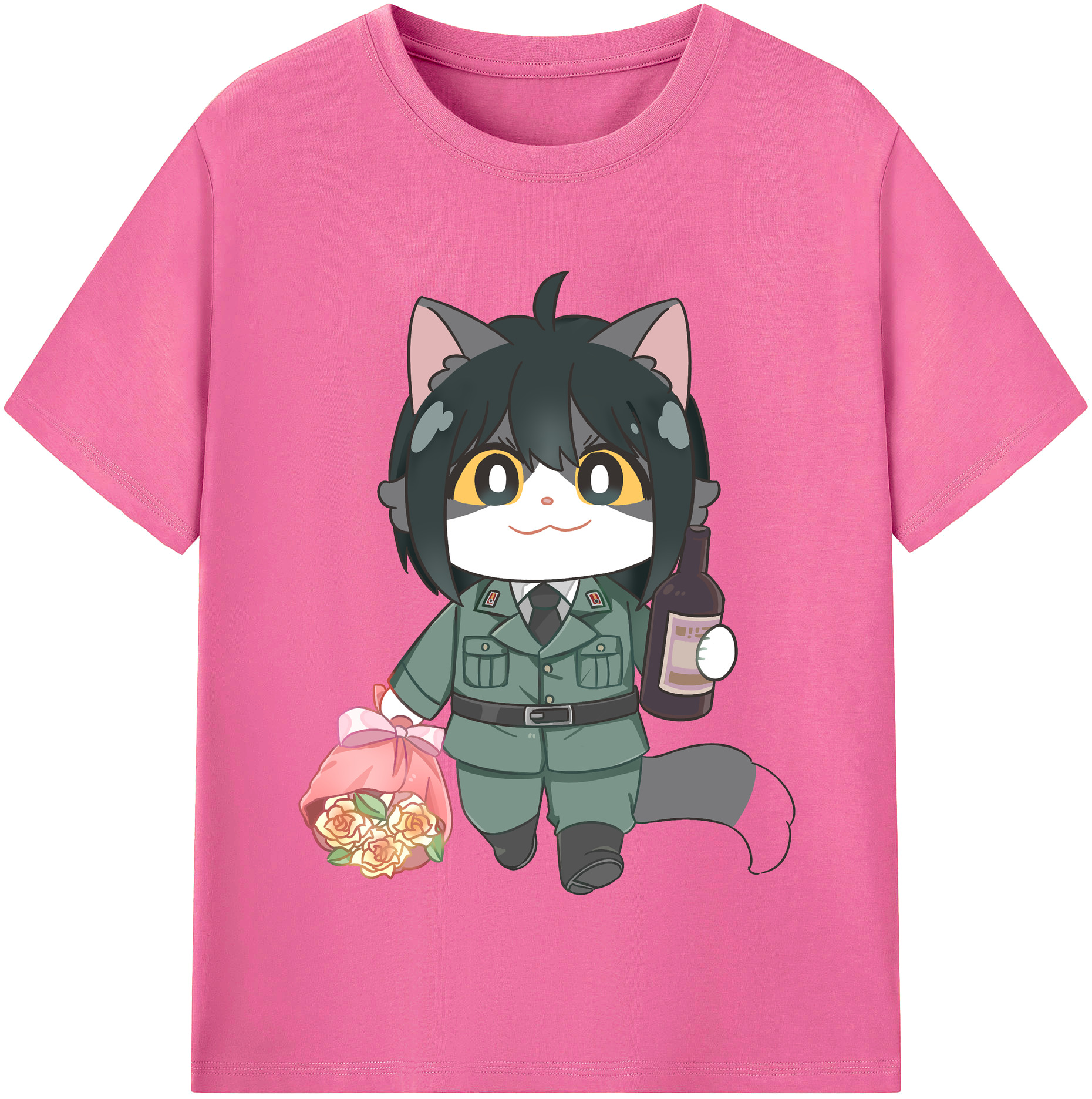（画像用） SPY×FAMILY间谍家家酒 レディースカジュアルプリントTシャツ（綿100％）